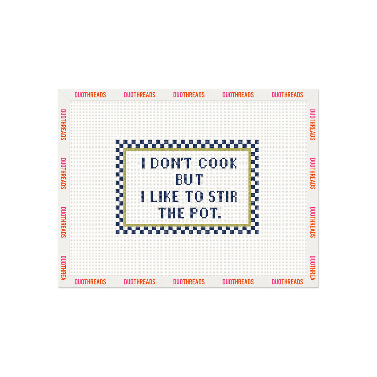 Pot Stirrer Needlepoint Canvas
