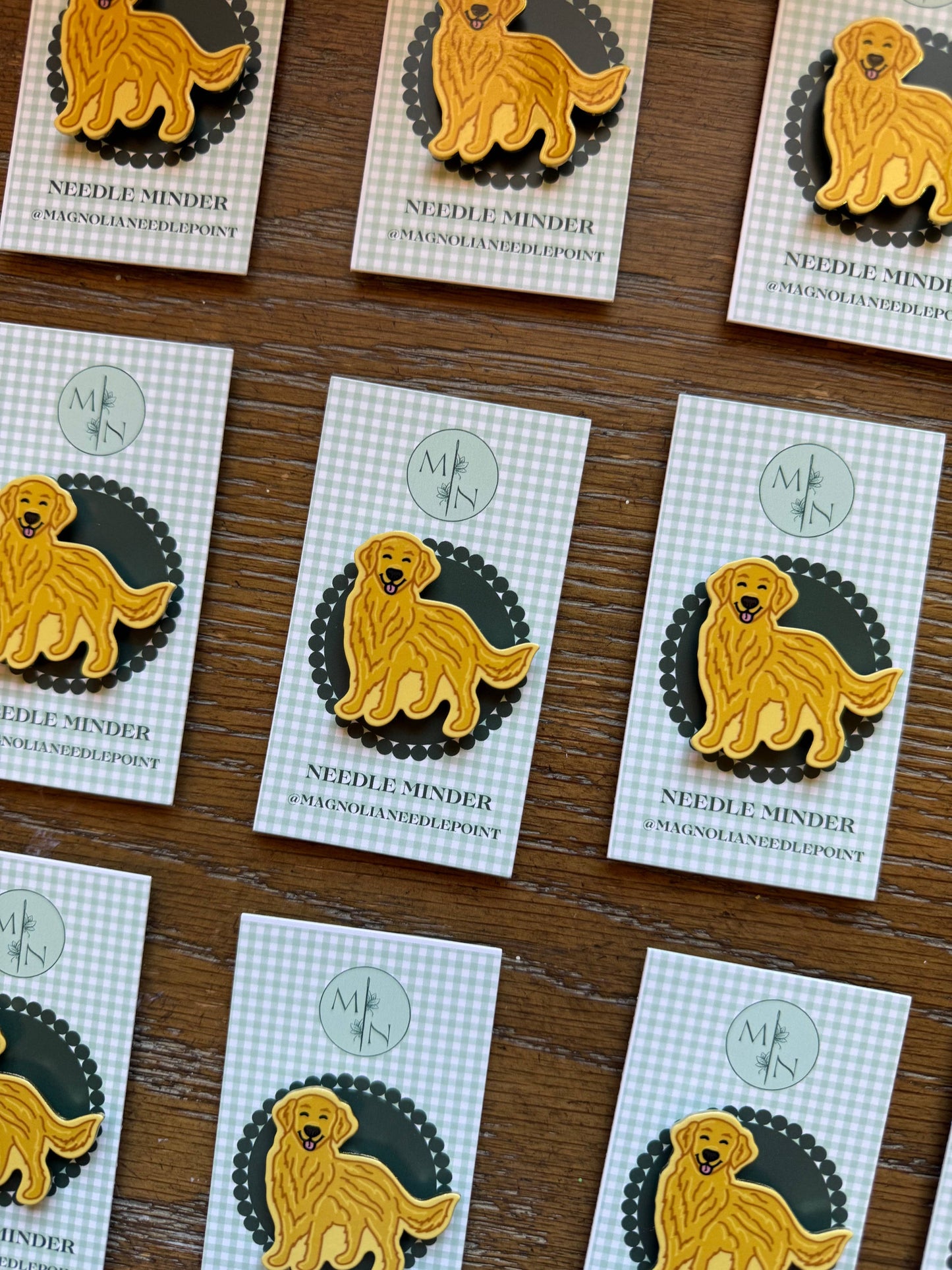 Golden Retriever Dog Needle Minder