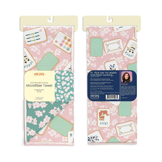 Mahjong Microfiber Kitchen Towel, Mother's Day Gift