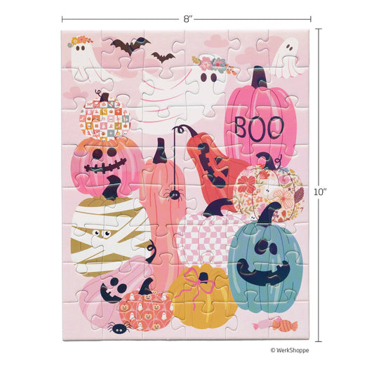 Pumpkin Party 48 Piece Kids Halloween Puzzle Snax
