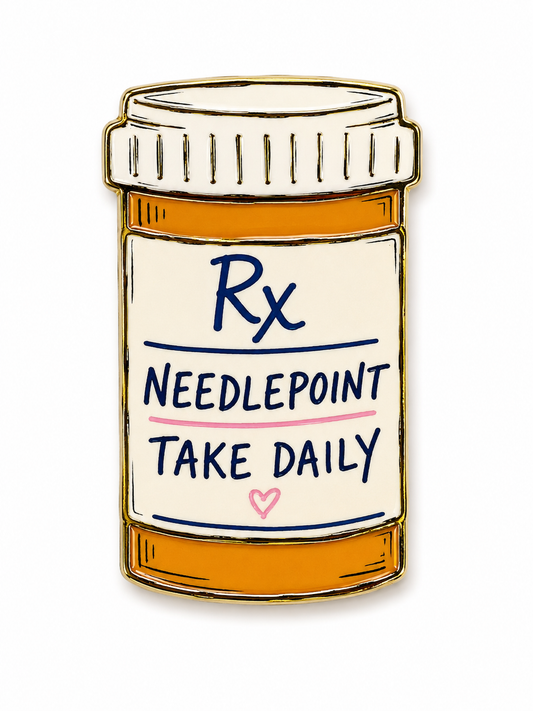 Needlepoint-Take Daily Bottle Needle Minder