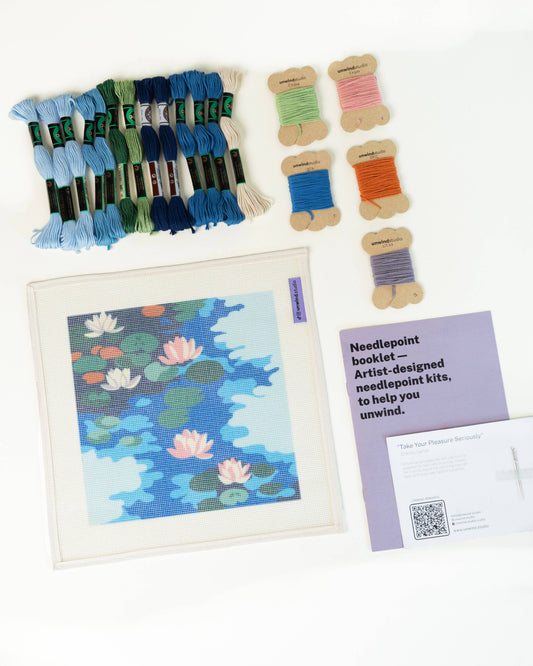Claude Monet - Water Lilies Needlepoint Kit