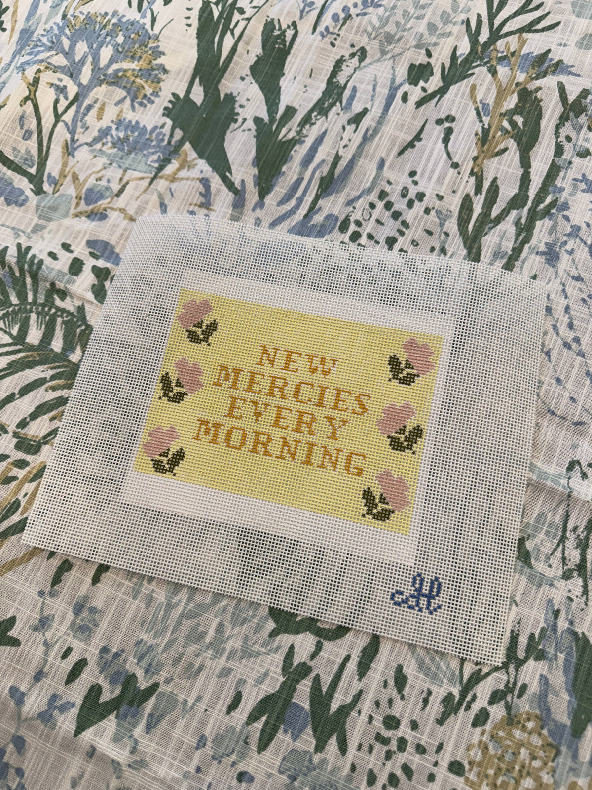 Needlepoint Canvas New Mercies Every Morning