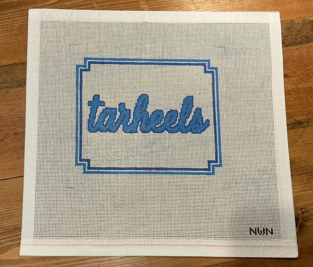 Tarheels Needlepoint Clutch Canvas - 6x7