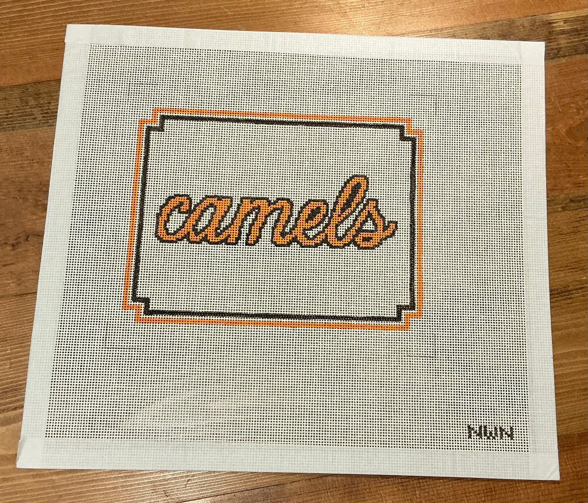 Camels Needlepoint Clutch Canvas - 6x7
