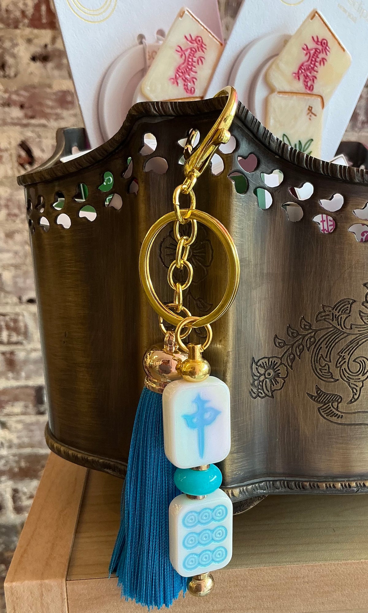 Kacky's Lucky Tile Keychains