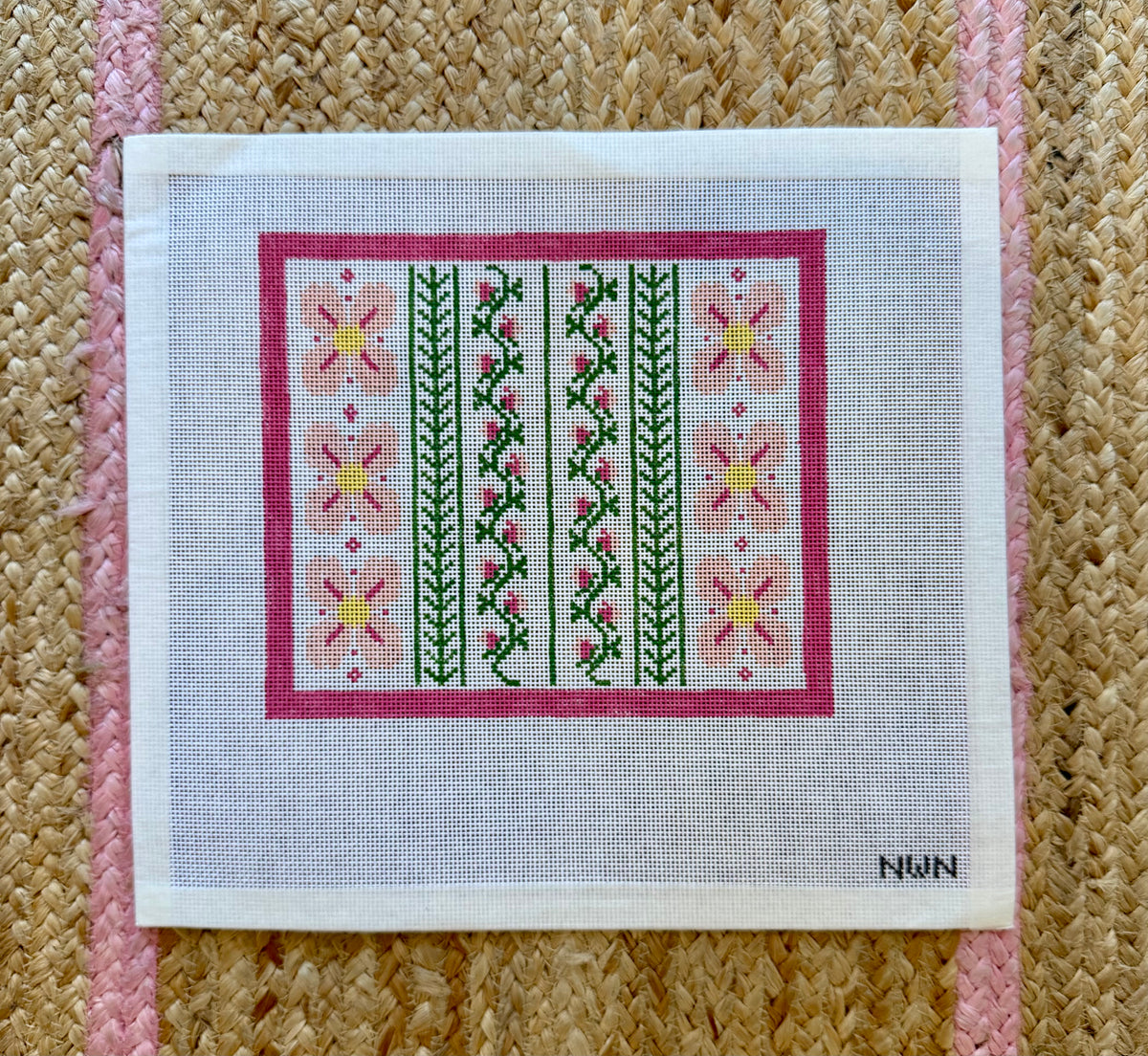Pink Floral Canvas - Insert