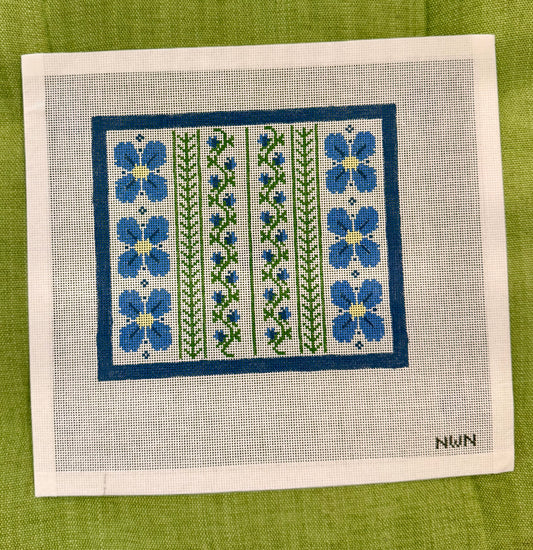 Blue Floral Canvas - Insert