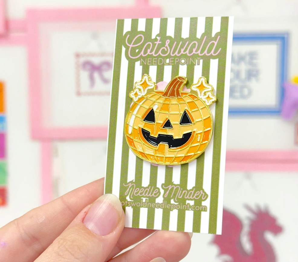 Jack-O'-Lantern Pumpkin Needle Minder