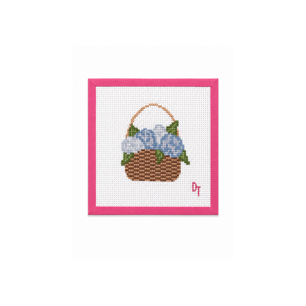 Fresh Cut Hydrangeas Needlepoint Canvas