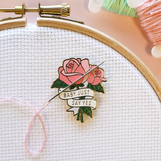 Baby Just Say Yes Magnetic Needle Minder