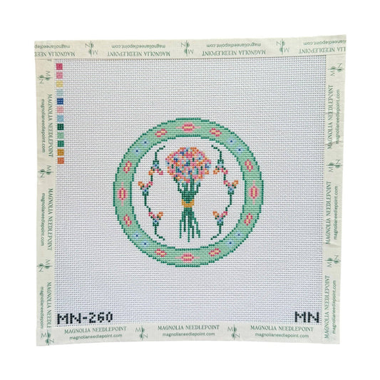 Fresh Cut Blooms Plate Canvas