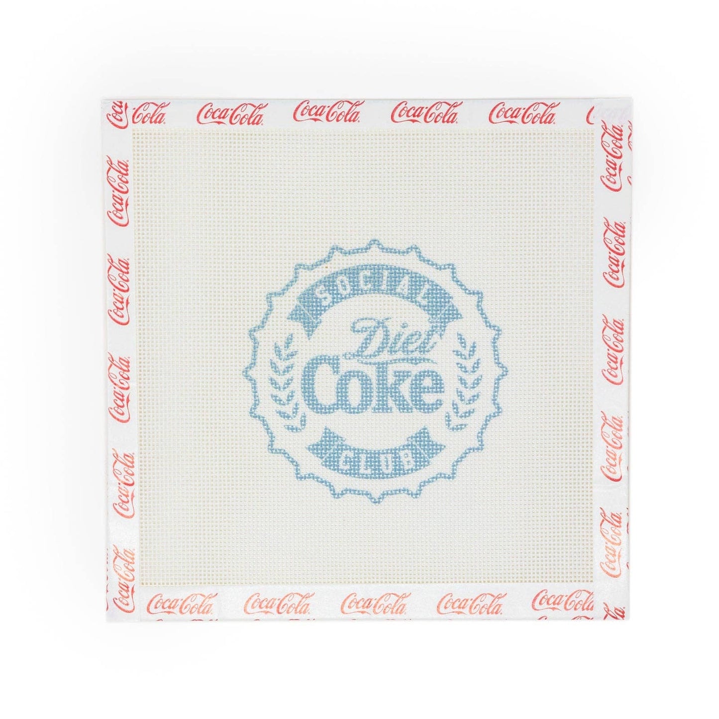 Diet Coke® Social Club Needlepoint Canvas | Licensed Coca-Cola® Product