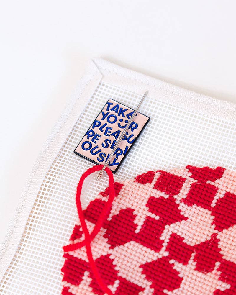 Needle Minder "Take Your Pleasure Seriously" Magnet