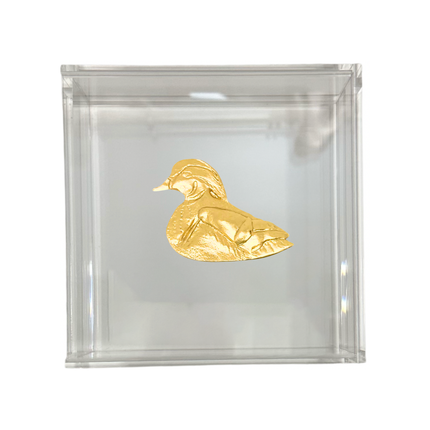 Wood Duck Cocktail Napkin Box