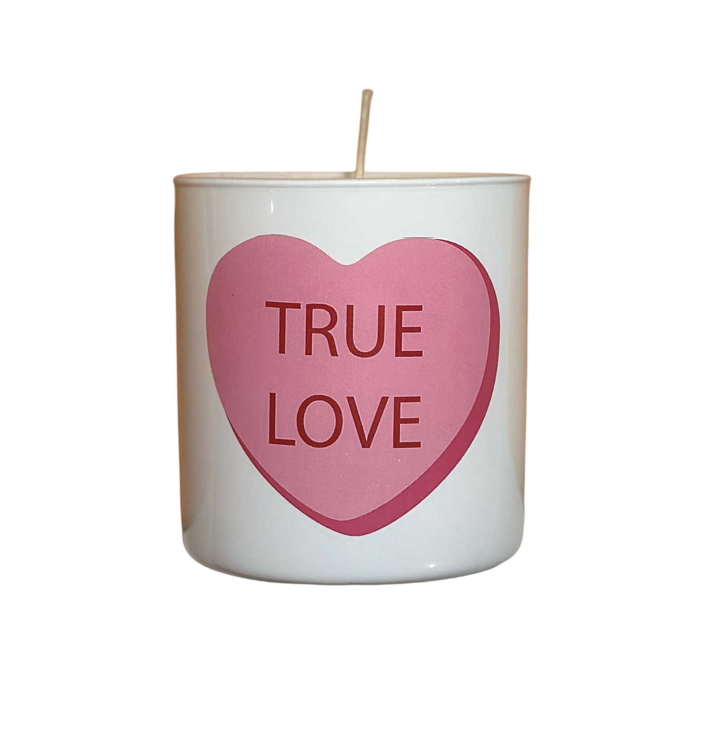 MahJong Time White Glass Candle