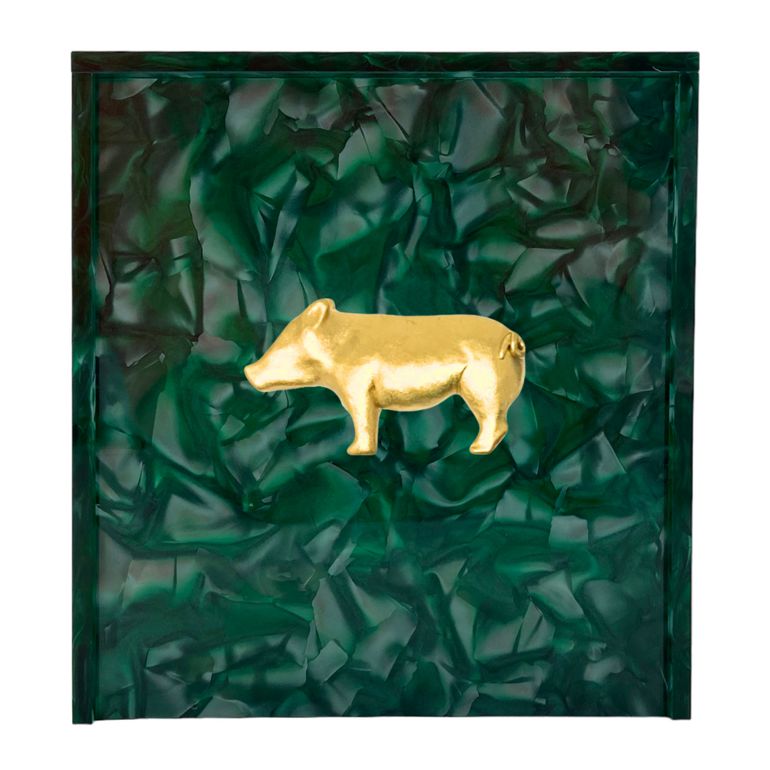 Pig Cocktail Napkin Box