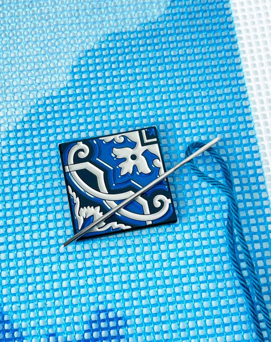 Needle Minder Portuguese Tile Magnet