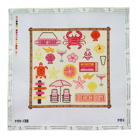 Sunset Beach Bum Toile Canvas