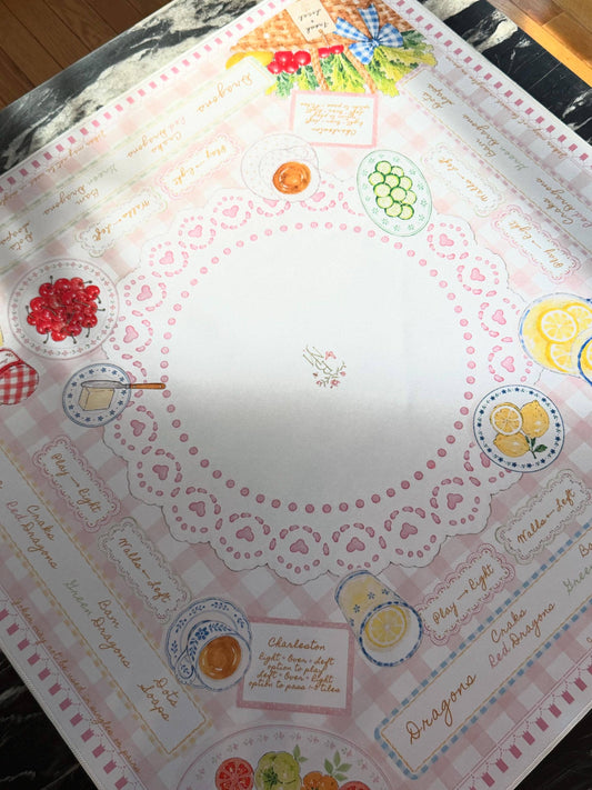 Farmers Market Mahjong Mat | Double-Sided American Mahjong Mat