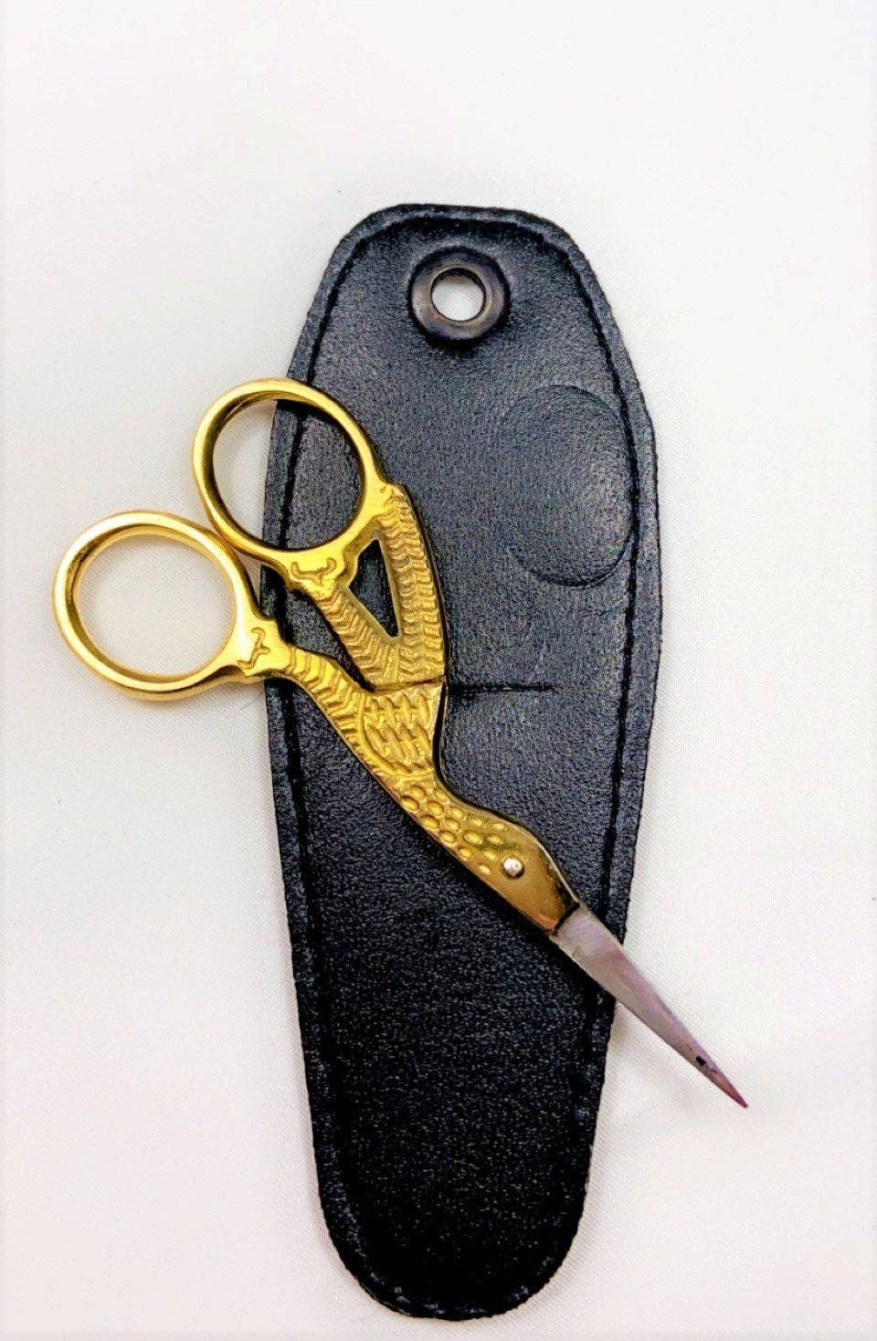 Stork Scissor 4" gold plated (from USA)