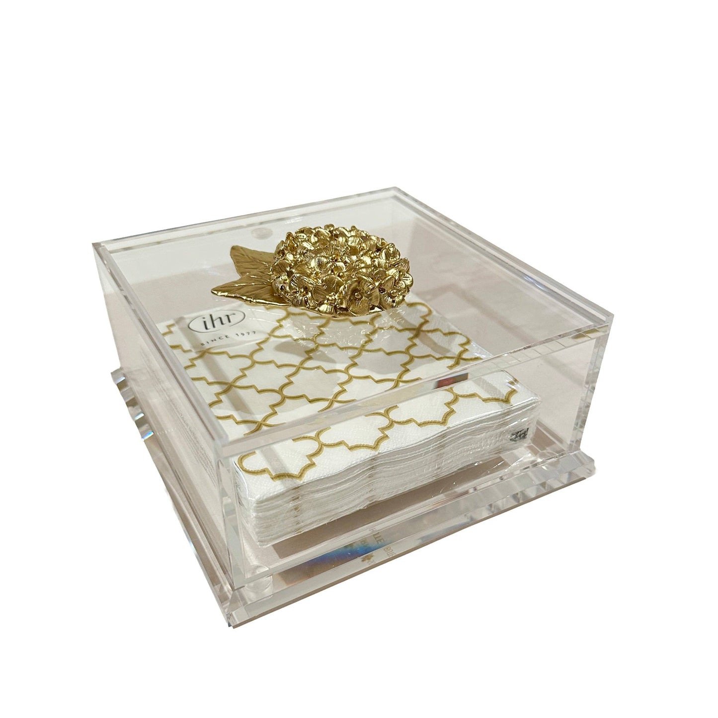 Hydrangea Cocktail Napkin Box