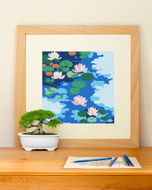 Claude Monet - Water Lilies Needlepoint Kit