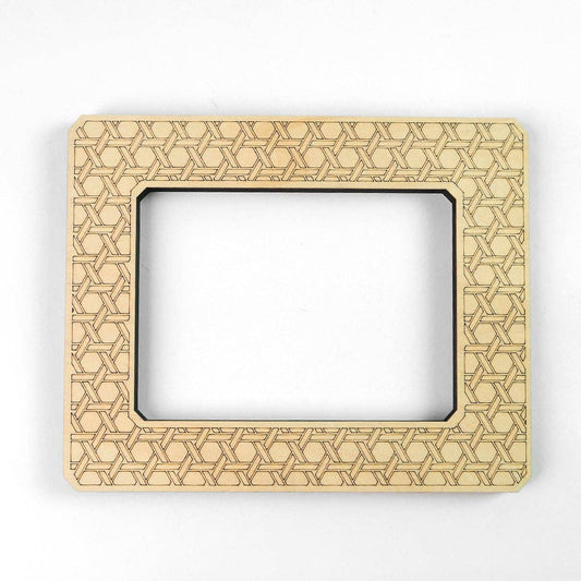 Rattan Rectangle Needlepoint Stretcher Frame