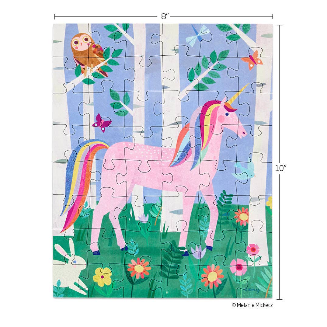Unicorn Forest 48 Piece Kids Puzzle Snax