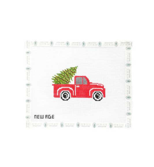 Christmas Truck Canvas