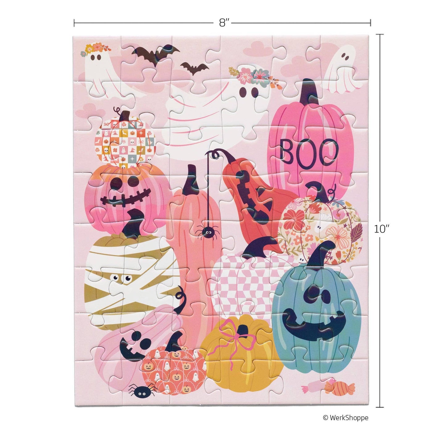 Pumpkin Party 48 Piece Kids Halloween Puzzle Snax