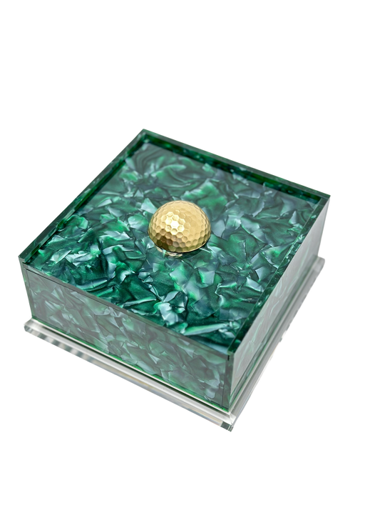 Golf Ball Cocktail Napkin Box