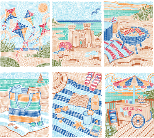 FlowArt- Dot By Letter- Day at the Beach