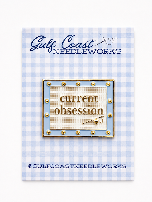 Current Obsession Needlepoint Canvas Needle Minder