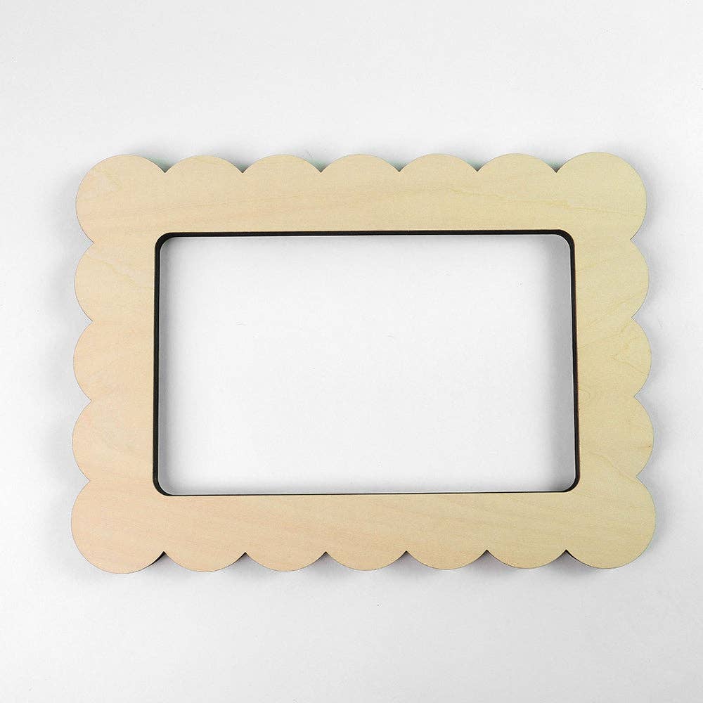 Scallop Rectangle Needlepoint Stretcher Frame