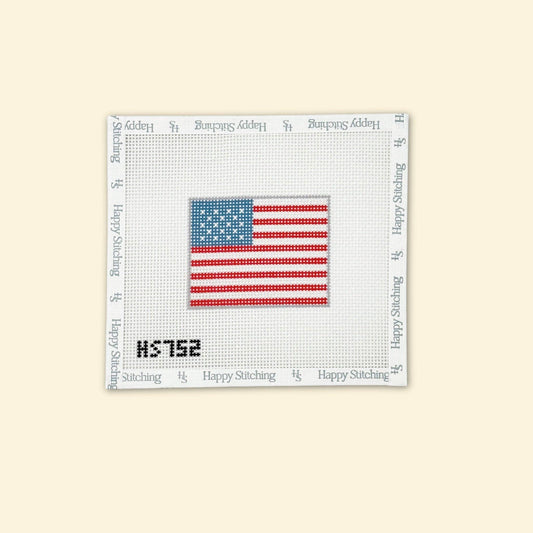American Flag Luggage Tag
