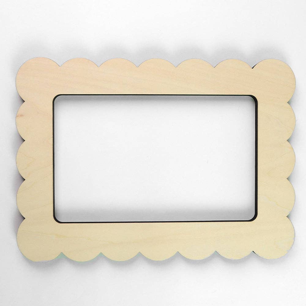 Scallop Rectangle Needlepoint Stretcher Frame