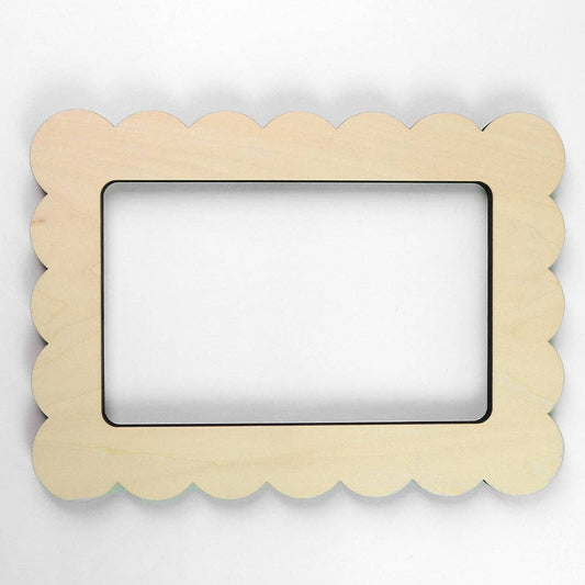 Scallop Rectangle Needlepoint Stretcher Frame