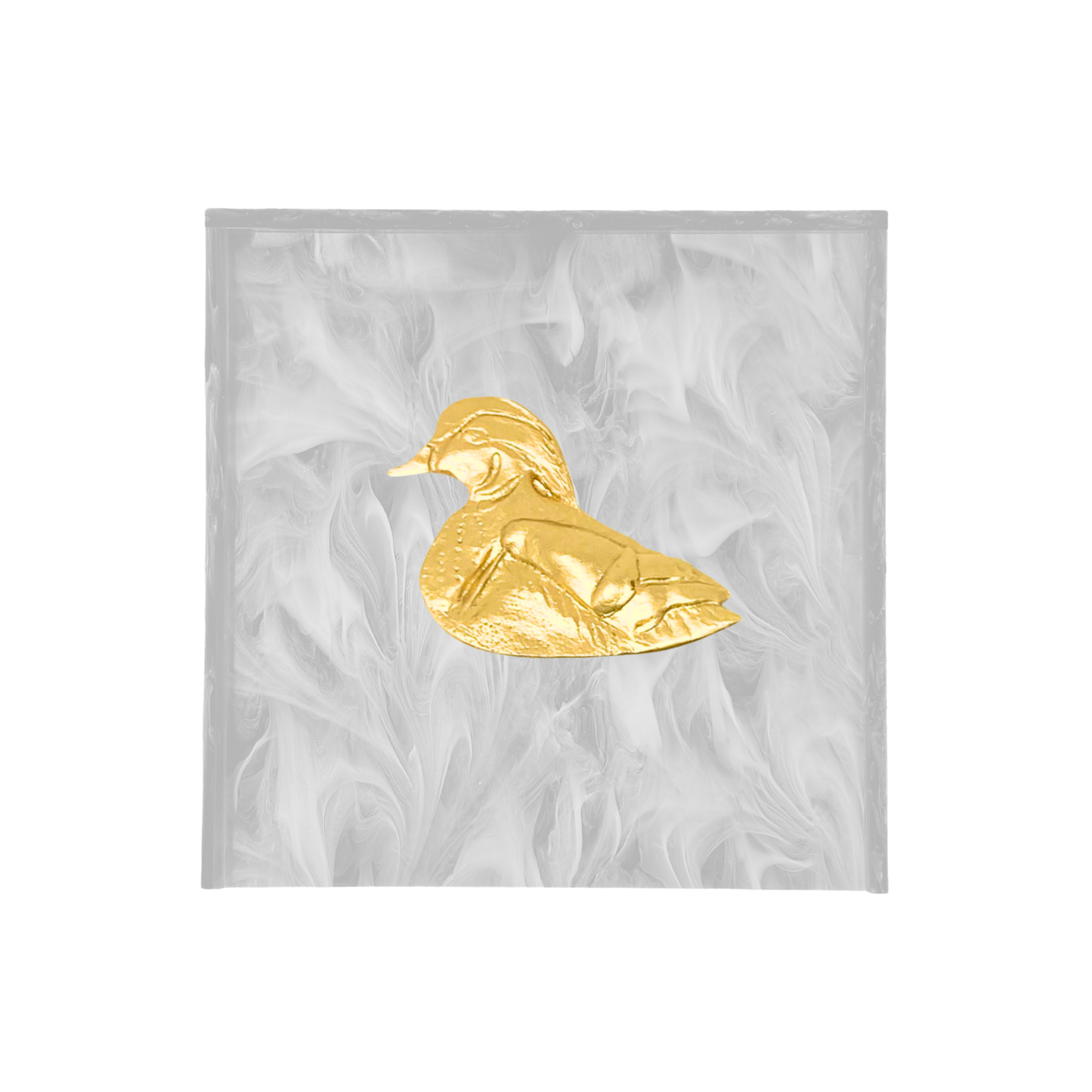 Wood Duck Cocktail Napkin Box