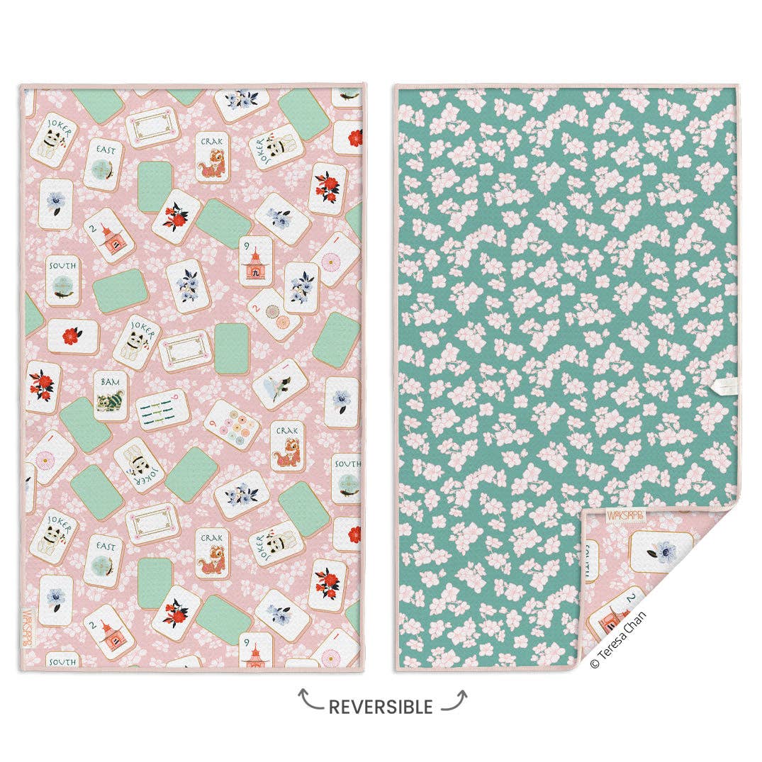 Mahjong Microfiber Kitchen Towel, Mother's Day Gift
