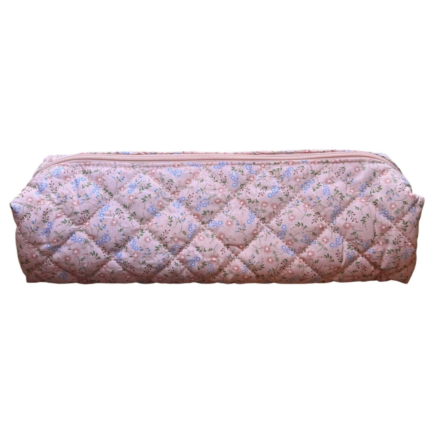Pink Floral Roll-It-Up Bag