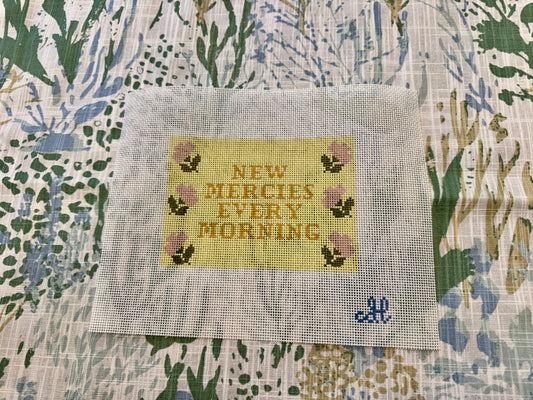 Needlepoint Canvas New Mercies Every Morning