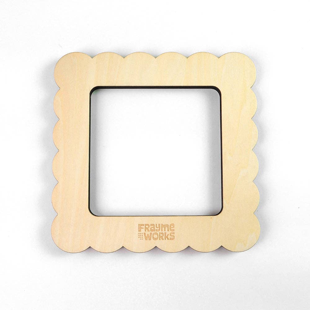 Scallop Square Medium Needlepoint Stretcher Frame