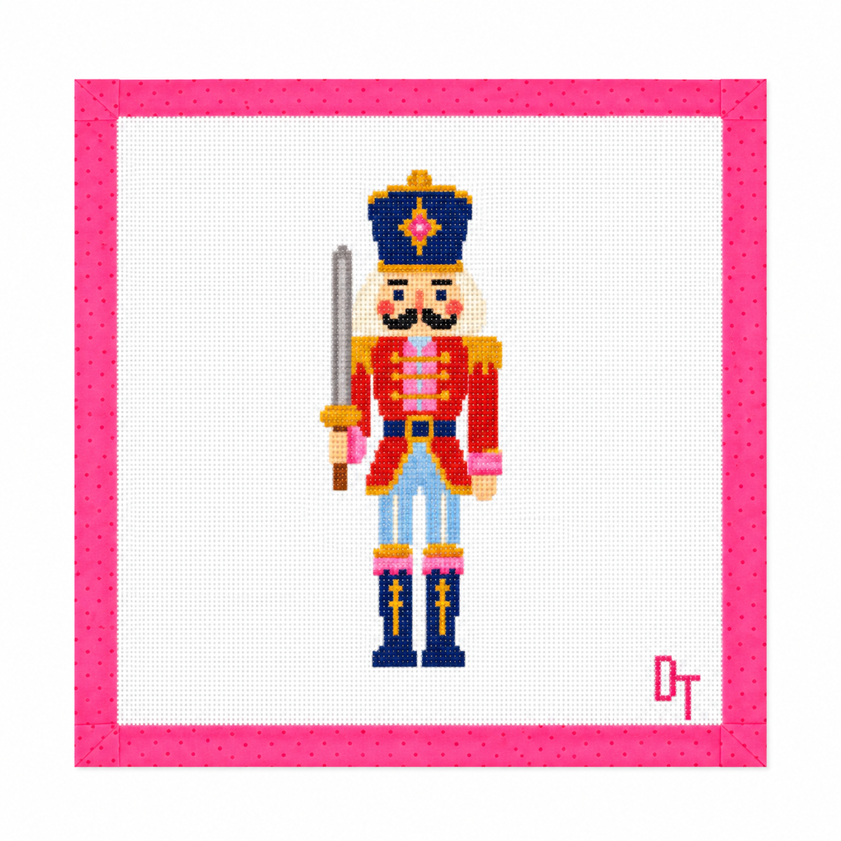 Toy Soldier Nutcracker Needlepoint Canvas
