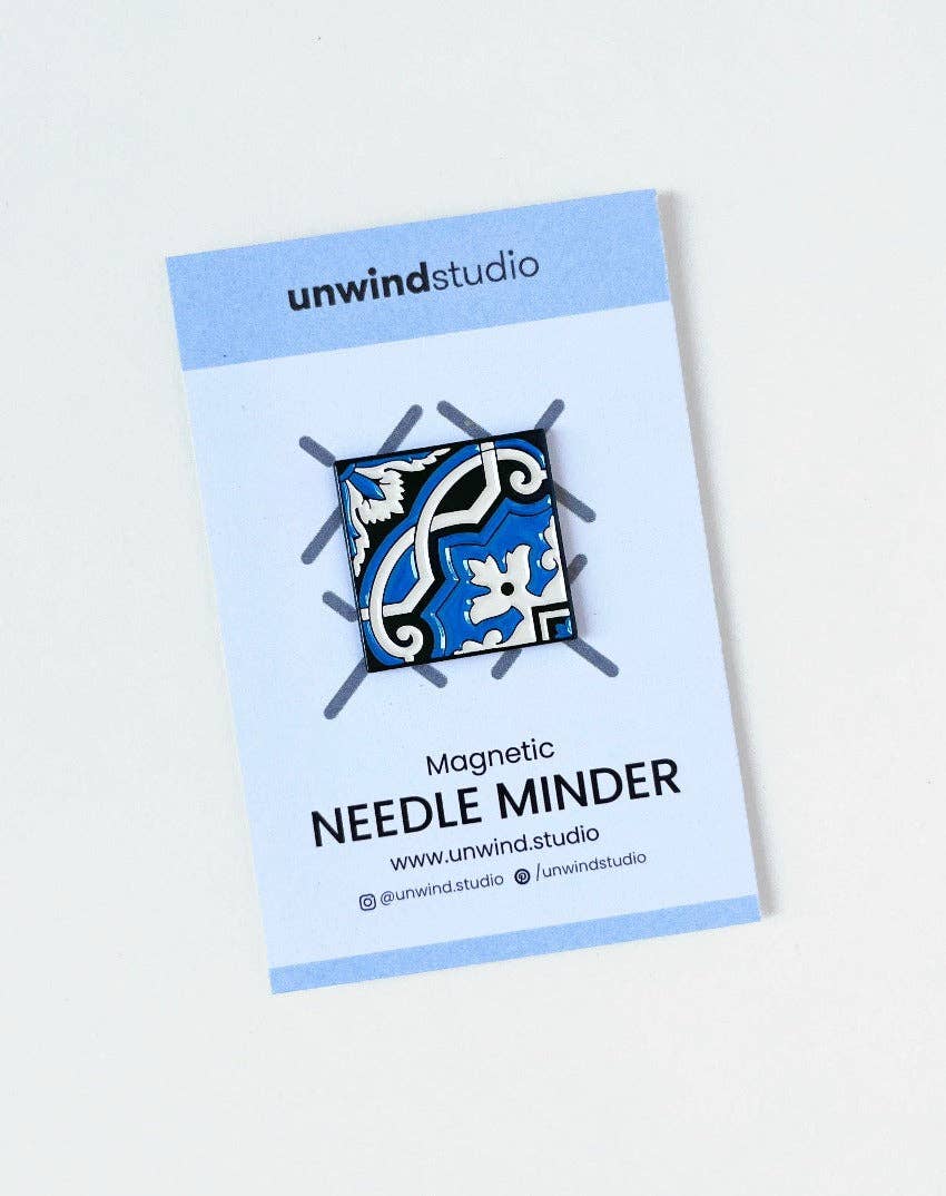 Needle Minder Portuguese Tile Magnet