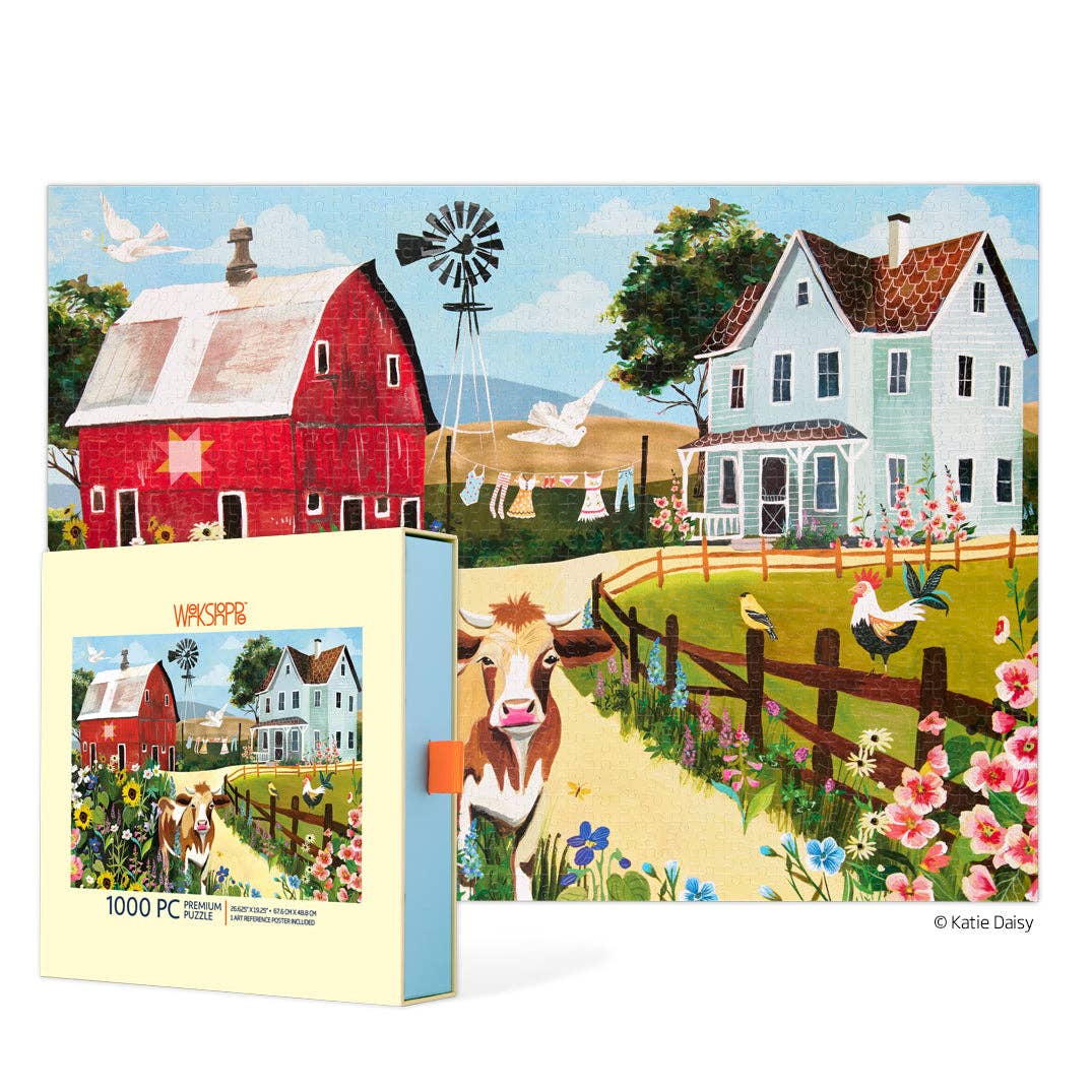 Wildflower Farm 1000 Piece Puzzle, Spring Gift