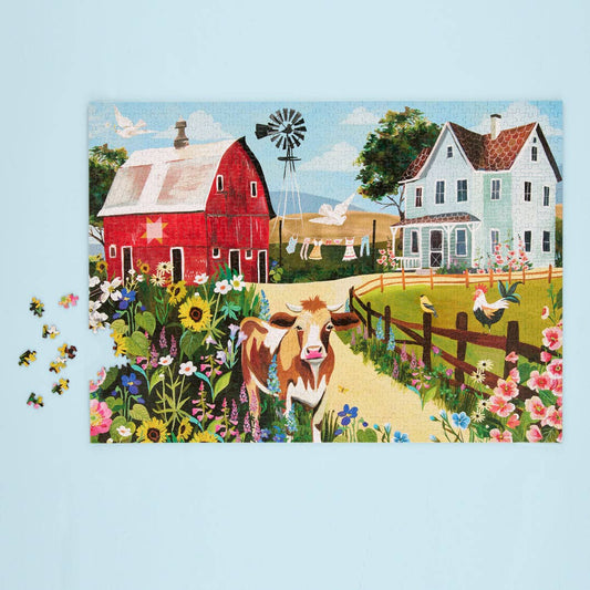 Wildflower Farm 1000 Piece Puzzle, Spring Gift