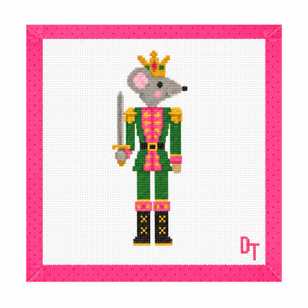 Mouse King Needlepoint Canvas