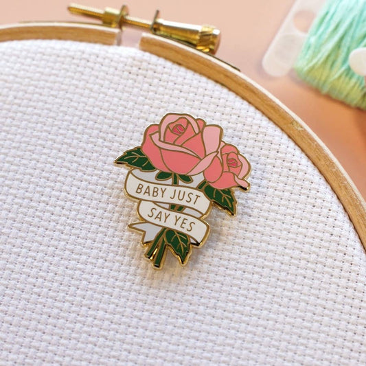 Baby Just Say Yes Magnetic Needle Minder