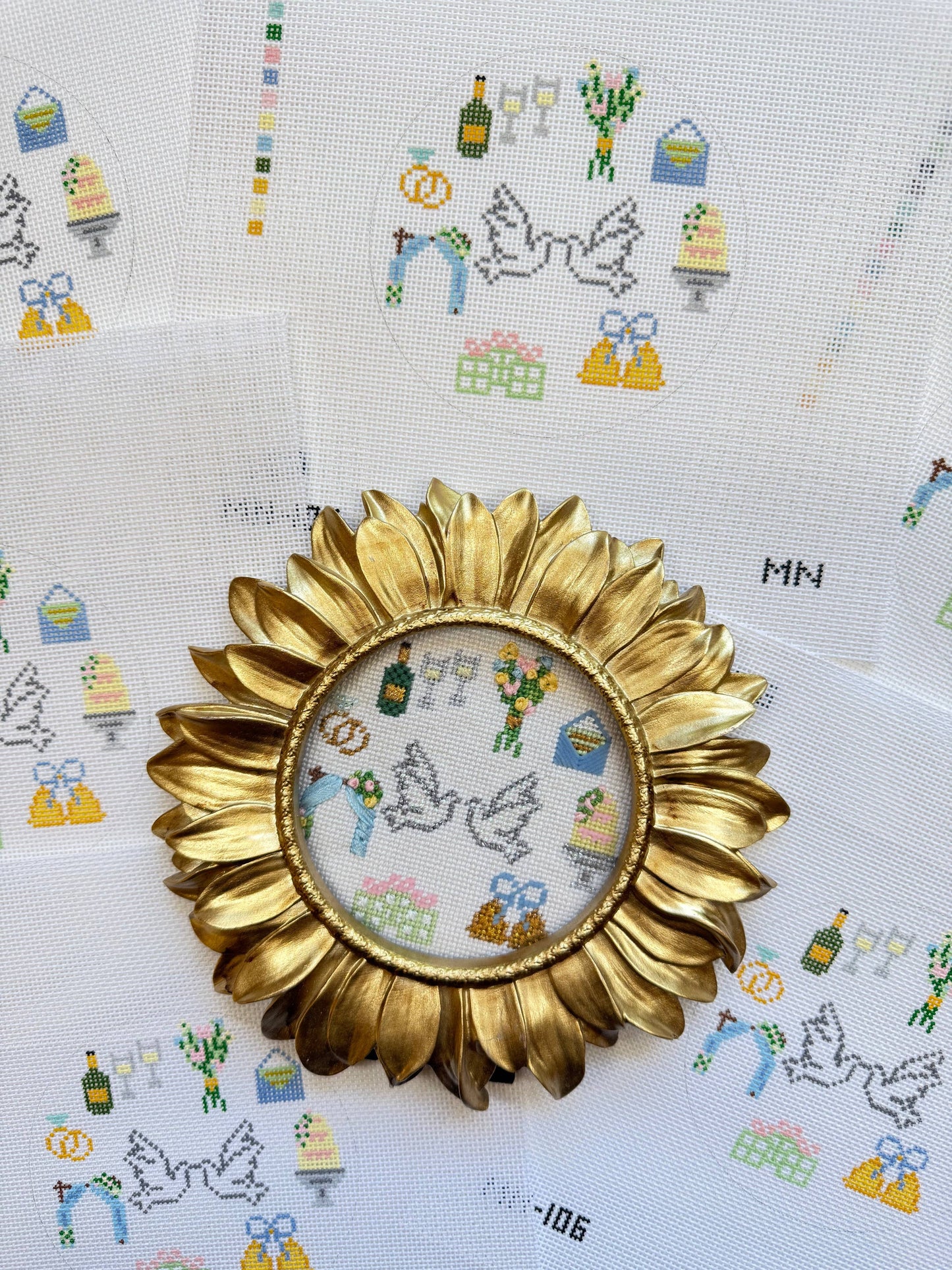 Kissing Doves & Wedding Motifs